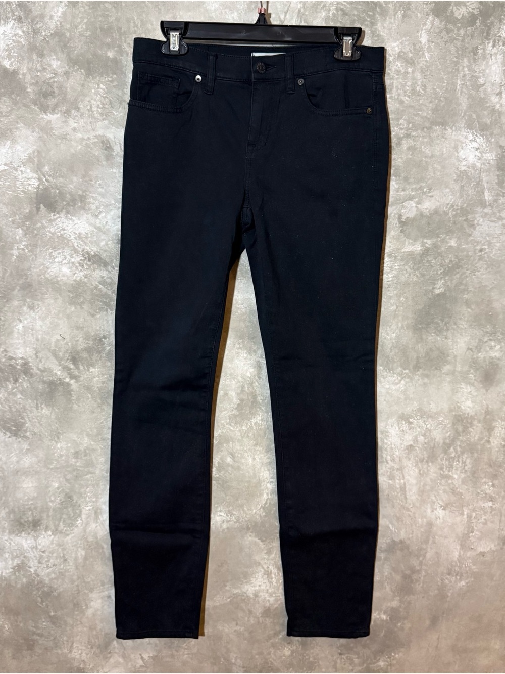 Madewell Black High-Rise Jeans with Branded Button (love 23)